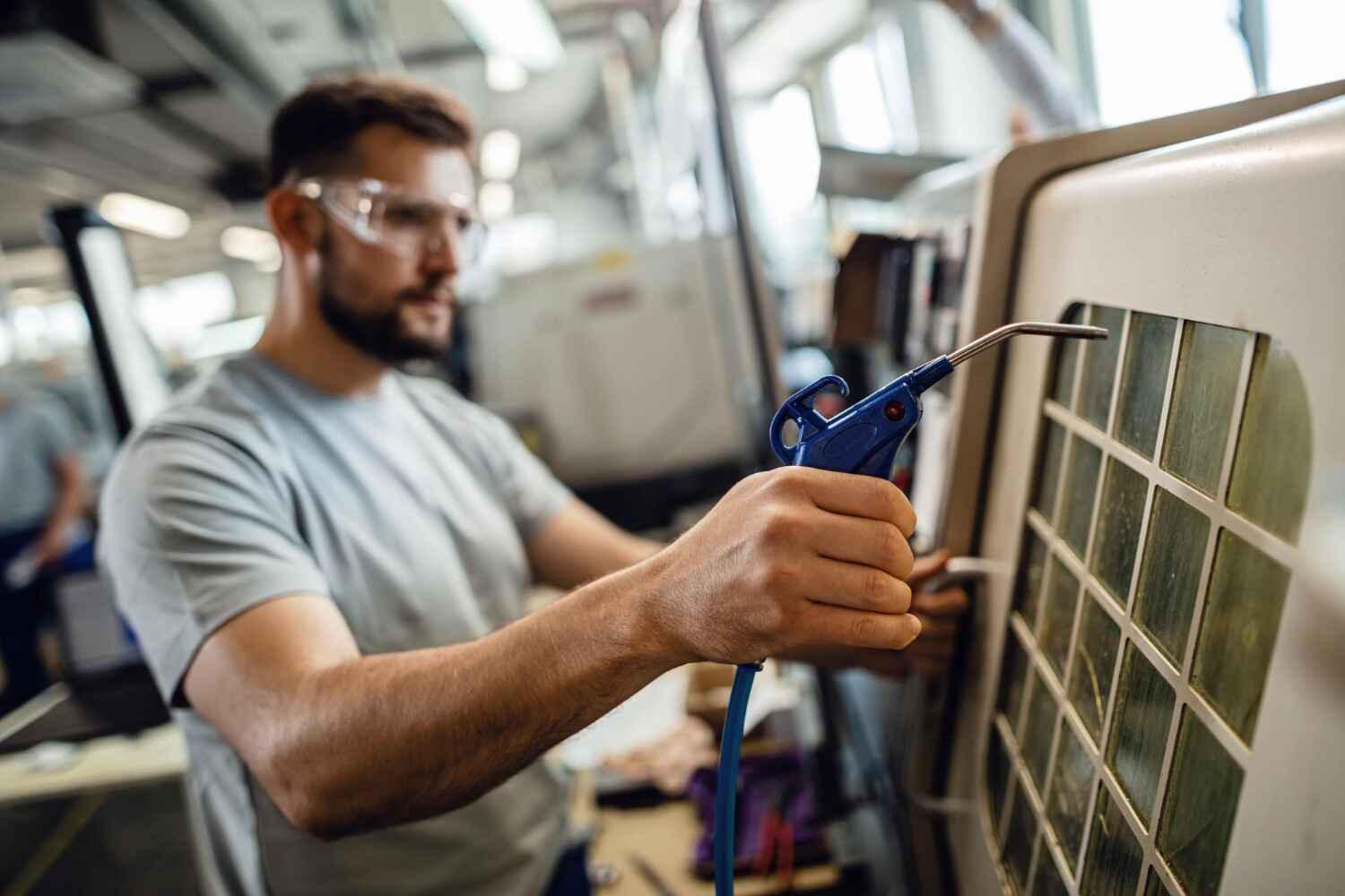 HVAC air duct cleaning